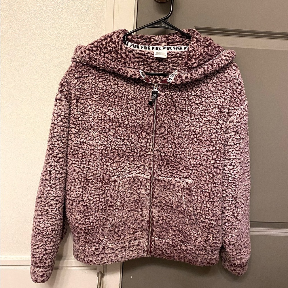 PINK Sherpa Hoodie